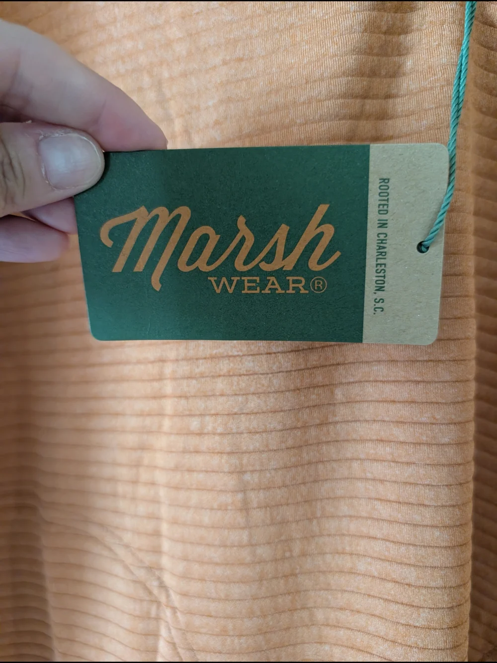 mark. Men's Hooded Zip Sweater - Rust